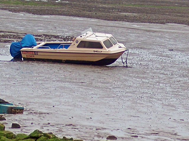 small boat.